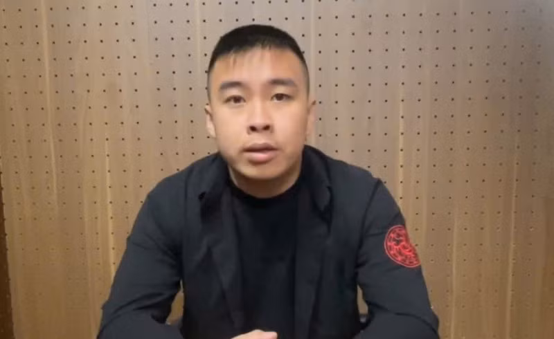 Đối tượng Nguyễn Ngọc Hải tại cơ quan điều tra.