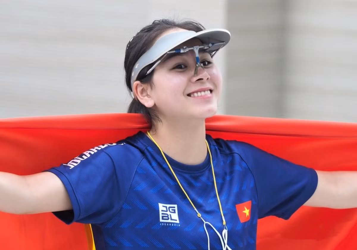 Trịnh Thu Vinh thi đấu thành công nhất tại Olympic 2024.