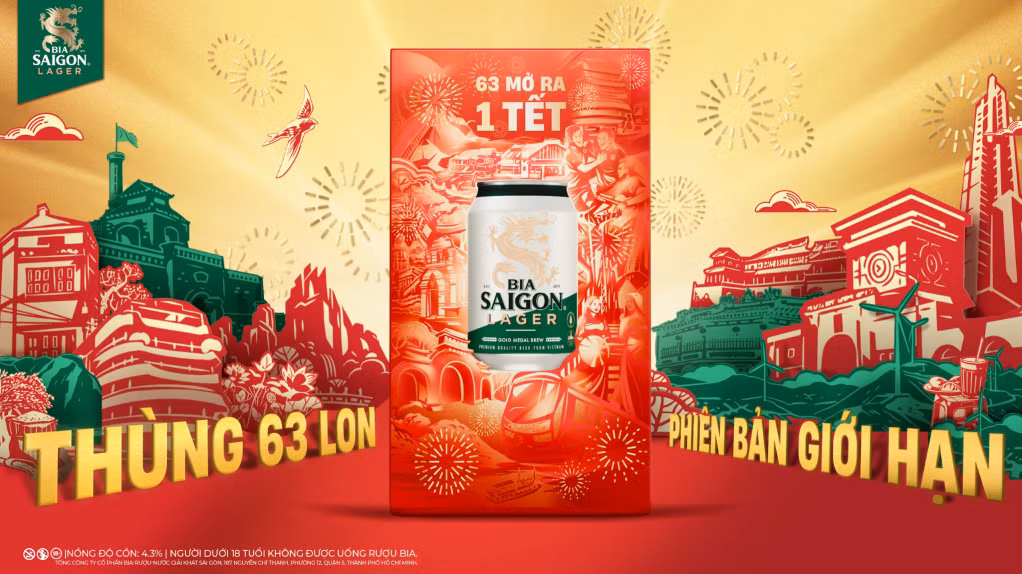 Mở bát 2025 với trend sưu tầm bộ lon “cực phẩm” từ Bia Saigon Lager ảnh 1 Mở bát 2025 với trend sưu tầm bộ lon “cực phẩm” từ Bia Saigon Lager ảnh 1