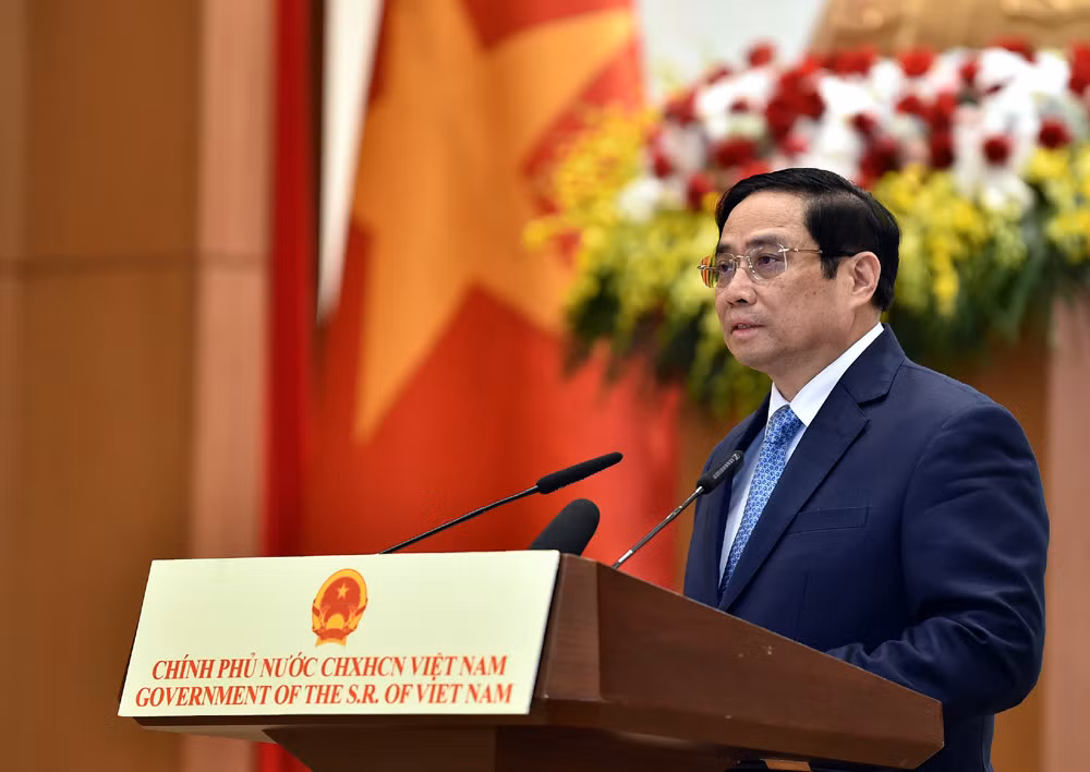 Thủ tướng Chính phủ Phạm Minh Chính phát biểu tại lễ kỷ niệm 76 năm Quốc khánh nước Cộng hòa xã hội chủ nghĩa Việt Nam - Ảnh: VGP/Nhật Bắc Thủ tướng Chính phủ Phạm Minh Chính phát biểu tại lễ kỷ niệm 76 năm Quốc khánh nước Cộng hòa xã hội chủ nghĩa Việt Nam - Ảnh: VGP/Nhật Bắc