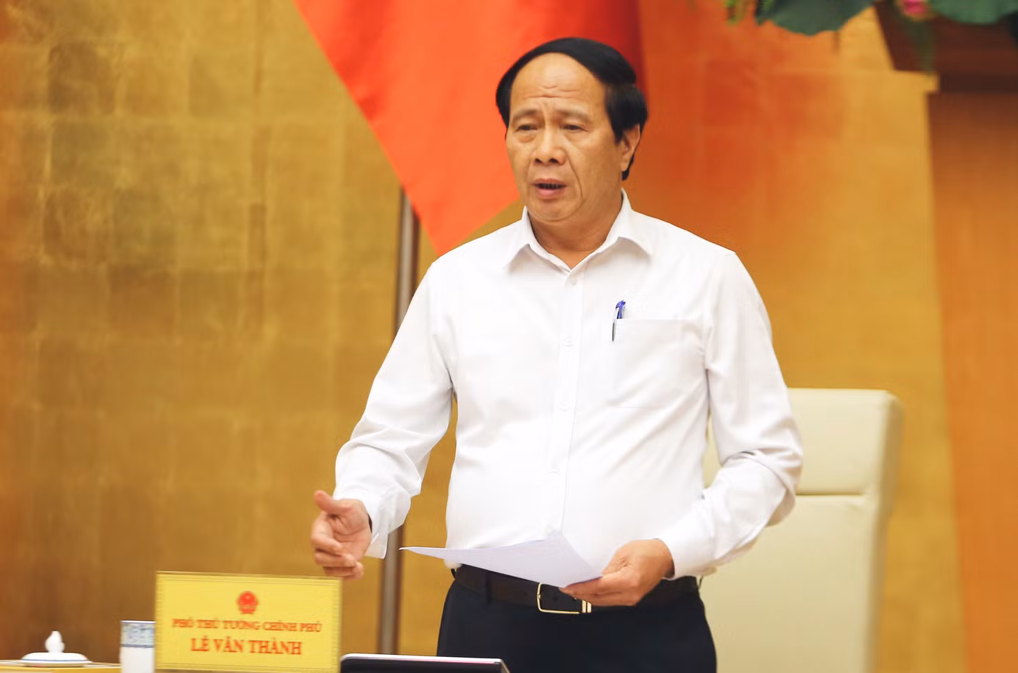 Phó Thủ tướng Lê Văn Thành - Ảnh: VGP Phó Thủ tướng Lê Văn Thành - Ảnh: VGP