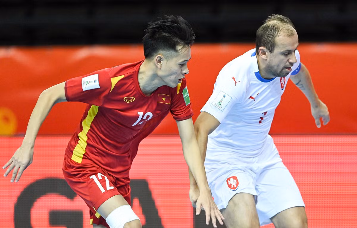 Đội tuyển futsal Việt Nam gặp Nga ở vòng 1/8 FIFA Futsal World Cup 2021 diễn ra ngày 22/9 tới. (Ảnh: VFF)