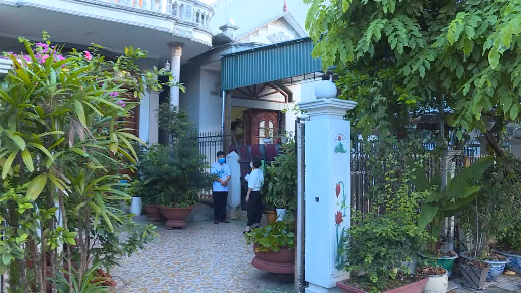 Đất của gia đình ông Phạm Văn Học (thôn Đông Hải, xã Đông Xá) hiện chưa được tách thửa.