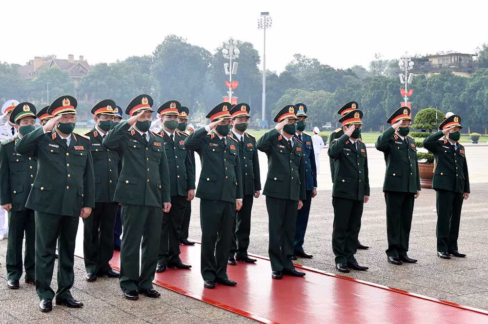Đoàn Quân ủy Trung ương và Bộ Quốc phòng viếng Chủ tịch Hồ Chí Minh Đoàn Quân ủy Trung ương và Bộ Quốc phòng viếng Chủ tịch Hồ Chí Minh