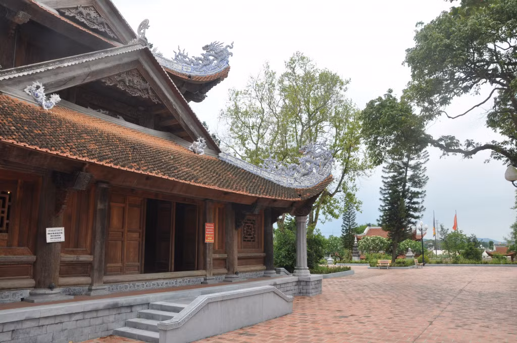 Chùa Quỳnh Lâm nay đã cơ bản hoàn thiện sau quá trình trùng tu, tôn tạo theo Quy hoạch 307.