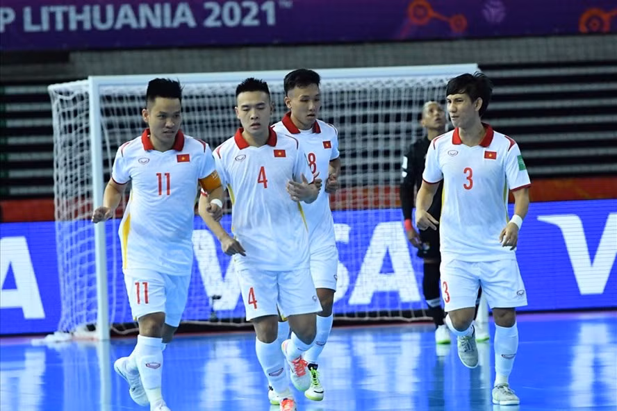 Đội tuyển futsal Việt Nam đã có chiến thắng quan trọng. Ảnh: VFF