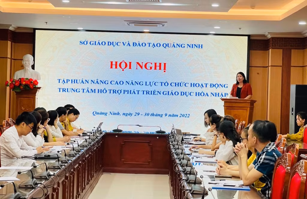 Sở GD&amp;ĐT tổ chức hội nghị tập huấn nâng cao năng lực tổ chức hoạt động trung tâm hỗ trợ phát triển giáo dục hòa nhập.