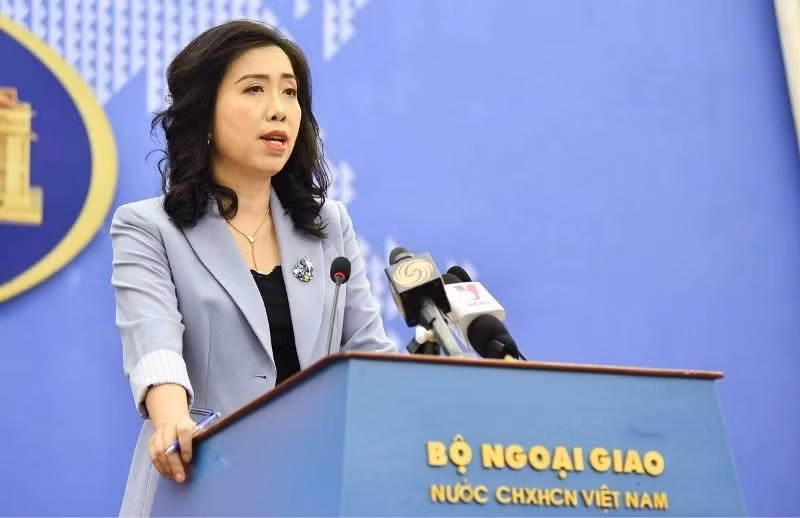 Người phát ngôn Bộ Ngoại giao Lê Thị Thu Hằng.