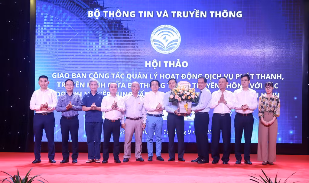 Ra mắt Ban Chấp hành Hiệp hội Truyền hình trả tiền Việt Nam nhiệm kỳ 2022 - 2027.