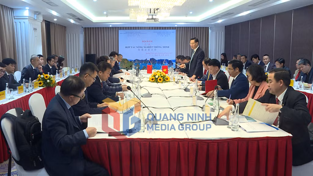 Quang cảnh hội đàm hợp tác nông nghiệp thông minh (2-2025). Ảnh: Hải Hà