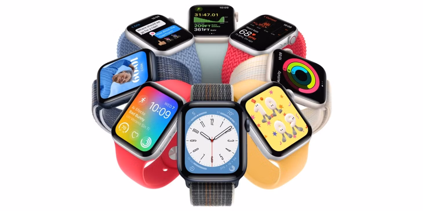 Apple Watch SE loại bỏ một số tính năng sức khỏe như đo điện tâm đồ (ECG), đọc thân nhiệt… nhưng vẫn giữ chế độ tập thể thao, theo dõi giấc ngủ và nhịp tim. Ảnh: 9to5Mac.