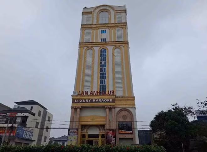 Khu vực quán Lan Anh Club nơi xảy ra vụ xô xát làm 1 người tử vong, 2 người bị thương. Ảnh: Trần Tuấn.