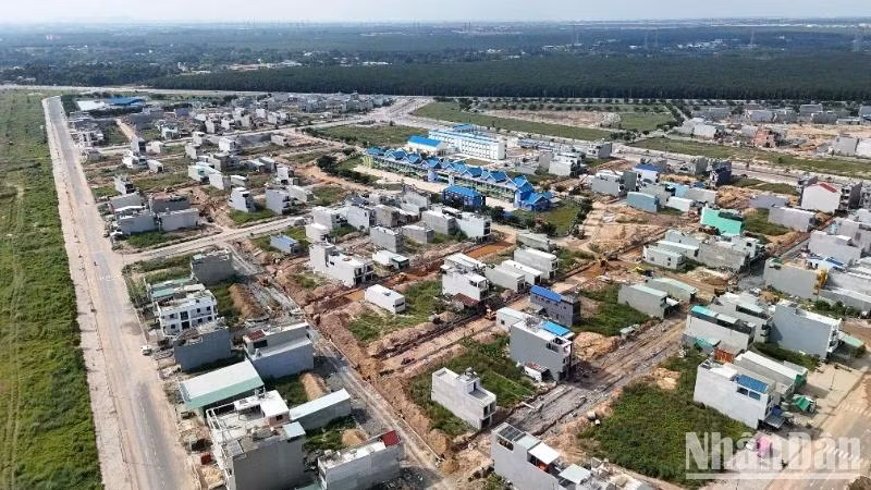 Một góc Khu tái định cư Lộc An -Bình Sơn của dự án sân bay Long Thành