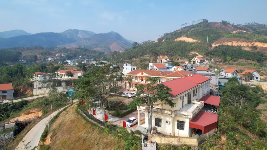 Khu trung tâm xã Đại Dực hôm nay.