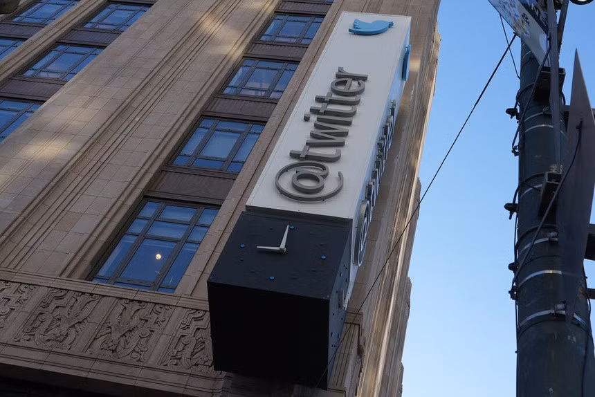 Văn phòng Twitter tại San Francisco vào ngày 27/10. Ảnh: New York Times.