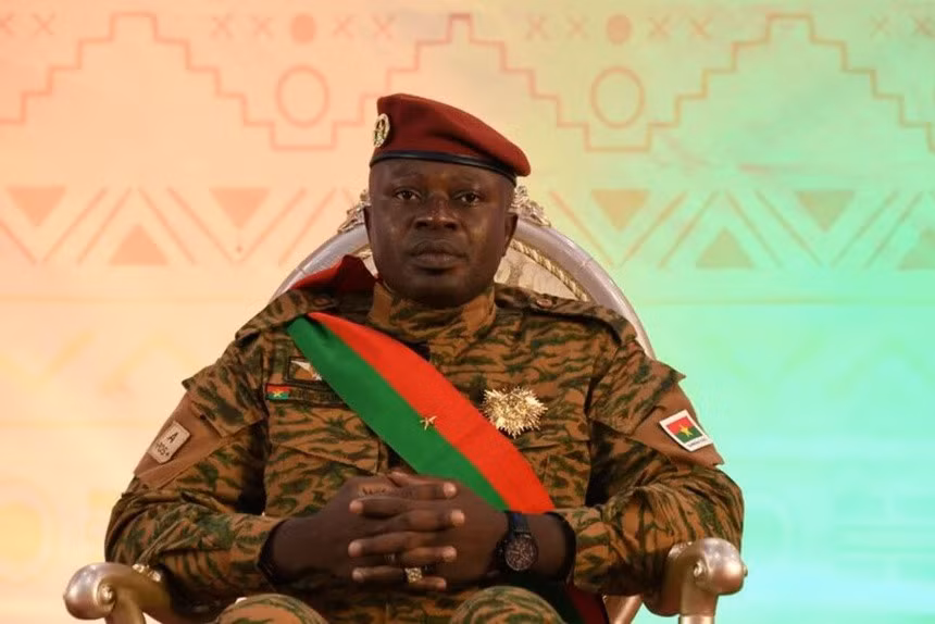 Cựu Tổng thống Burkina Faso Paul-Henri Damiba. Ảnh: Reuters.