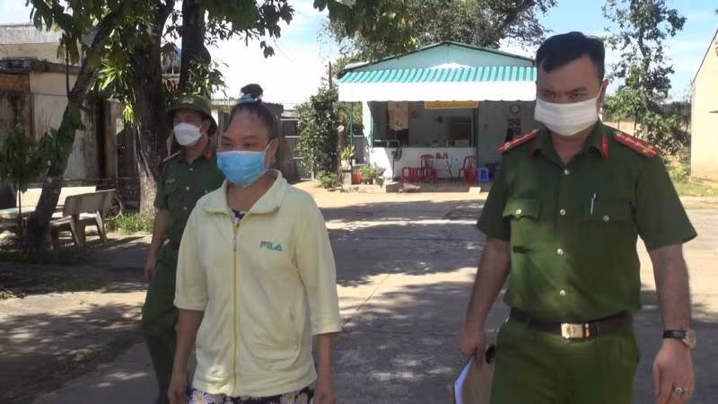 Đối tượng Trần Thị Hoanh.