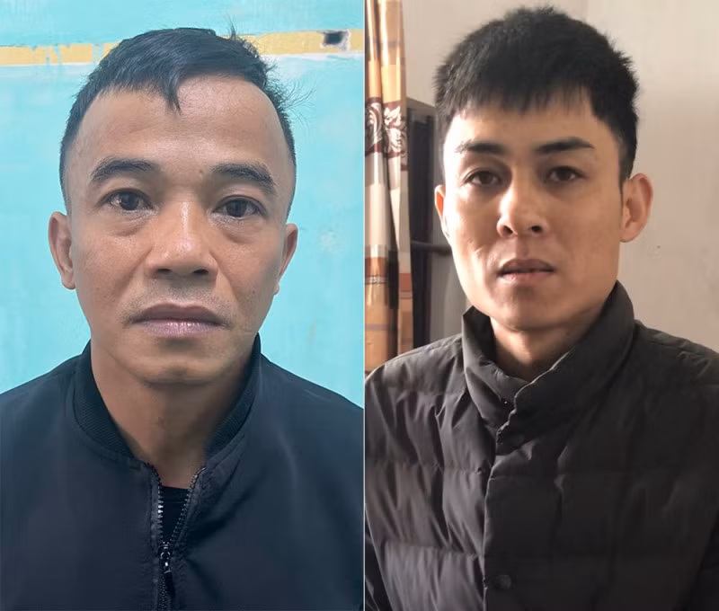 Đối tượng Nguyễn Tuấn Anh và Phan Văn Toàn.