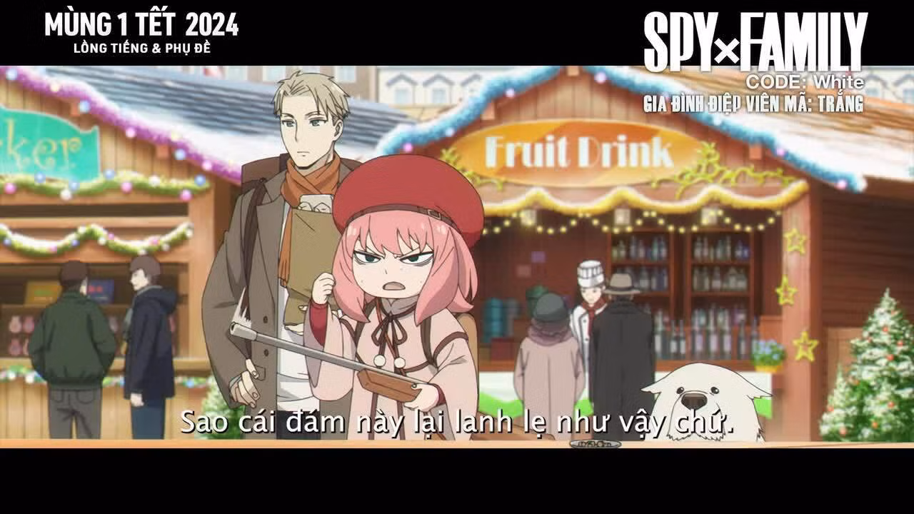 Trailer "Spy x Family Code: White". Video: CGV