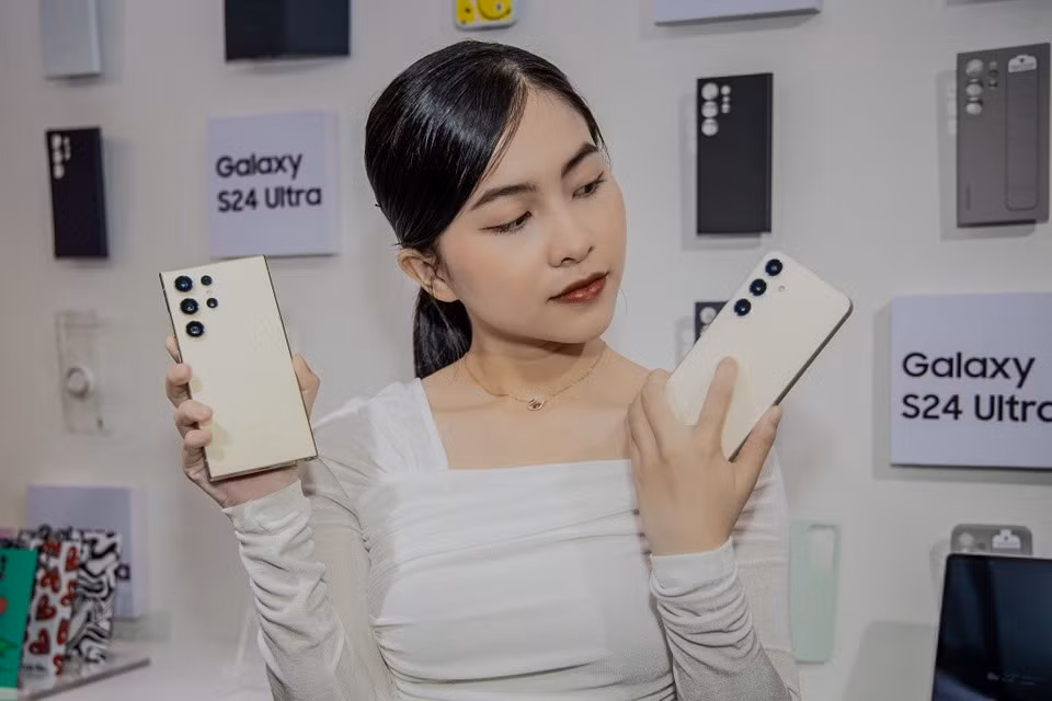 Galaxy S24 series vừa ra mắt với trung tâm của sự cải tiến nằm ở trí tuệ nhân tạo (AI). Ảnh: Phương Lâm.