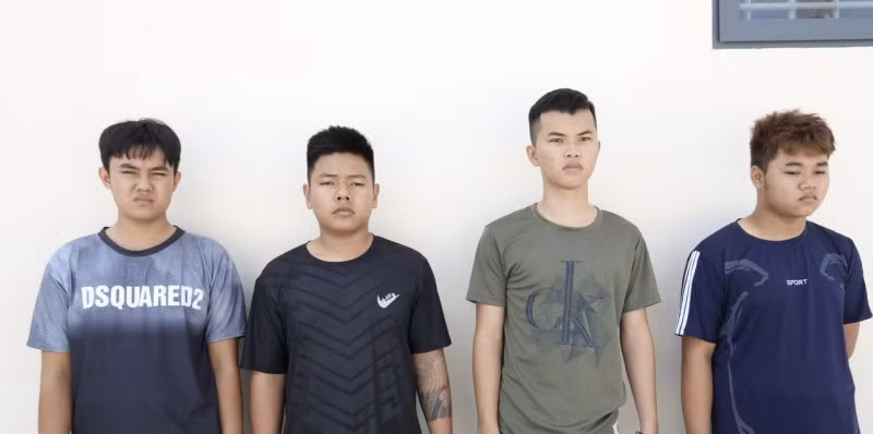 Các đối tượng gây án.