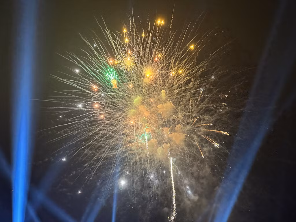 Pháo hoa rực rỡ chào năm mới Giáp Thìn ảnh 7