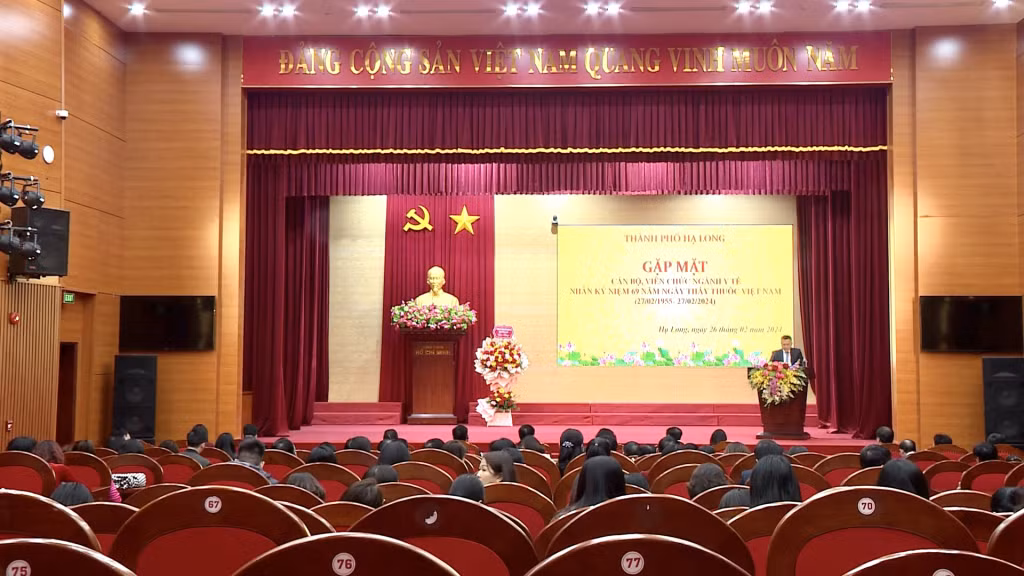 Quang cảnh buổi lễ.