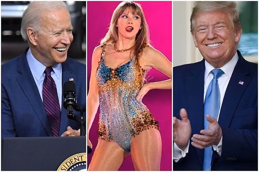 Sức ảnh hưởng của Taylor trong chính trị là mối đe dọa của ông Trump. Ảnh: Marca.
