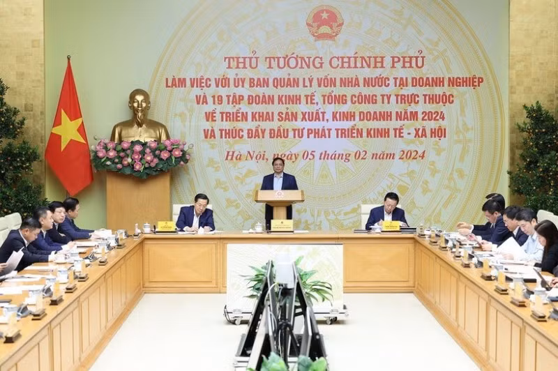 Thủ tướng Chính phủ yêu cầu Ủy ban Quản lý Vốn Nhà nước tại doanh nghiệp, các bộ, cơ quan và 19 Tập đoàn Kinh tế, Tổng công ty Nhà nước quán triệt các quan điểm tại hội nghị