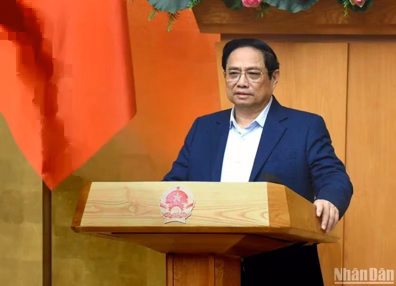 Thủ tướng Phạm Minh Chính phát biểu chỉ đạo.