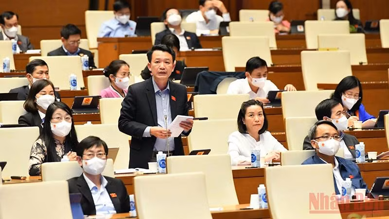 Đại biểu Quốc hội Trần Quang Minh (Quảng Bình). Ảnh: LINH NGUYÊN