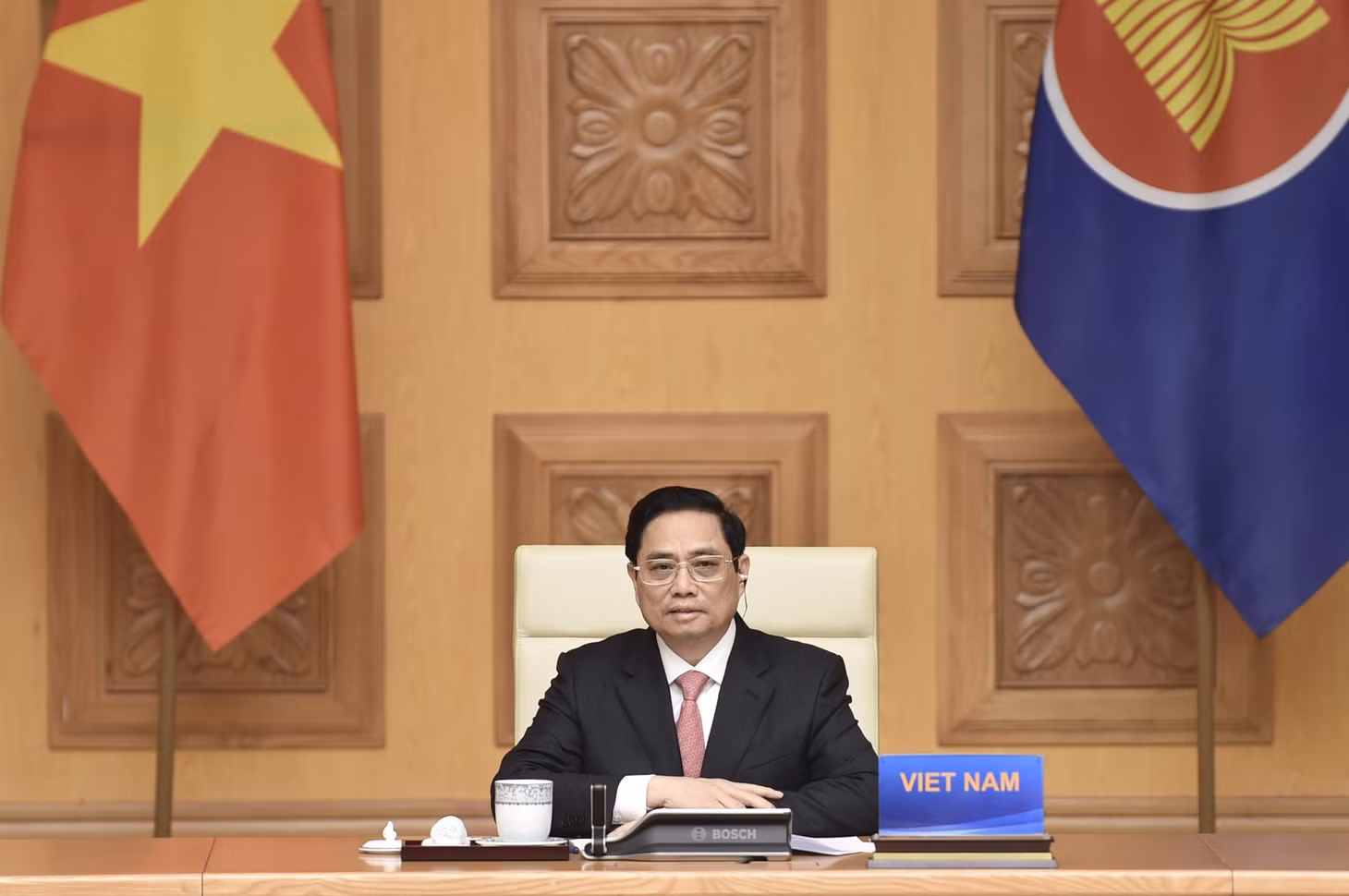 Thủ tướng Phạm Minh Chính phát biểu tại Hội nghị - Ảnh: VGP/Nhật Bắc
