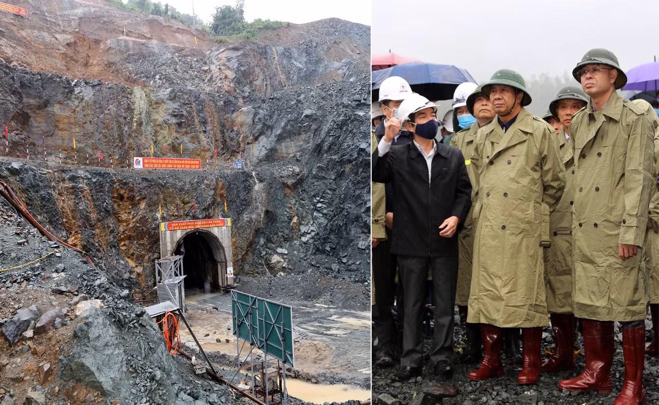 Phó Thủ tướng Chính phủ Lê Văn Thành yêu cầu Tập đoàn Điện lực Việt Nam (EVN) chỉ đạo tạm dừng thi công công trình nhà máy thủy điện Hòa Bình mở rộng để đảm bảo an toàn - Ảnh: VGP/Đức Tuân