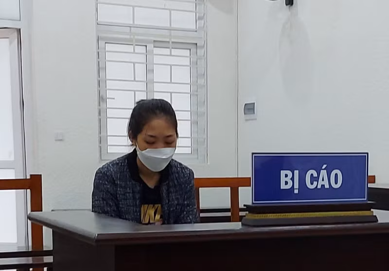 Bị cáo Bình tại phiên toà.