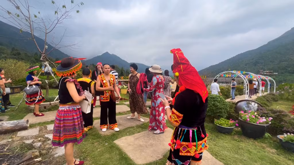 Trải nghiệm tại vườn Hoa Cao Sơn 