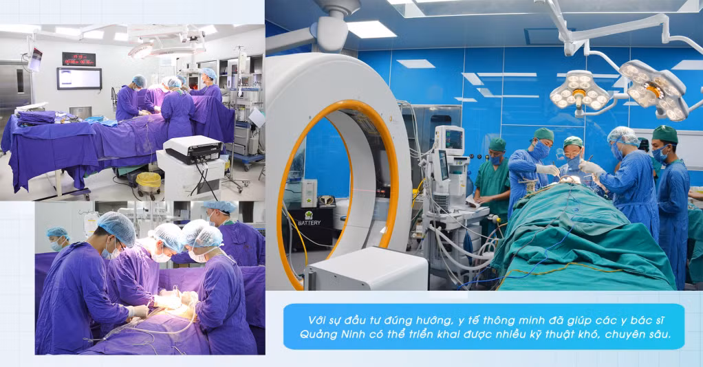 Y tế thông minh đã giúp các y, bác sĩ Quảng Ninh có thể triển khai được nhiều kĩ thuật khó, chuyên sâu.
