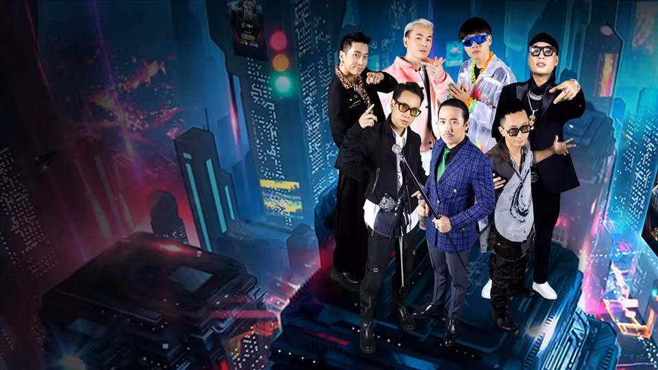 Các giám khảo, HLV Rap Việt mùa 2. Ảnh: NSX.