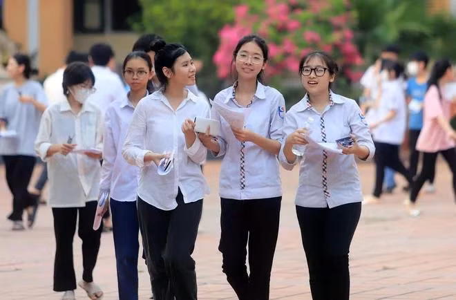 Học sinh tham dự kỳ thi tuyển sinh lớp 10. (Nguồn: TTXVN)