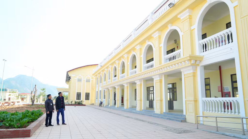 Khu nhà ở nội trú cho học sinh Trường THPT Ba Chẽ vừa được khánh thành.