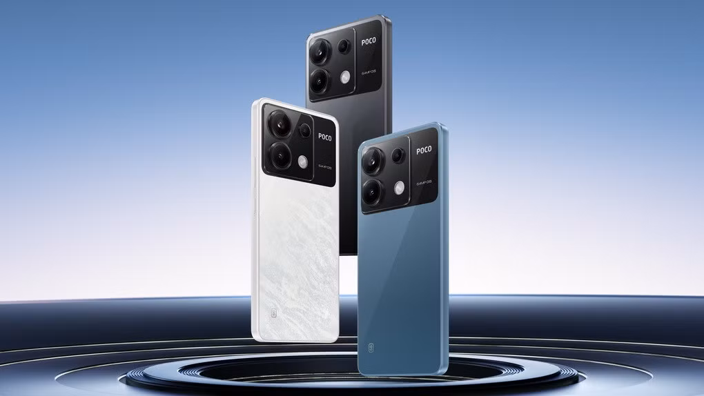 Bộ 3 sản phẩm Poco X6 Pro 5G, X6 5G và M6 Pro được trang bị cấu hình tốt và thời lượng pin khỏe (Ảnh: Poco).