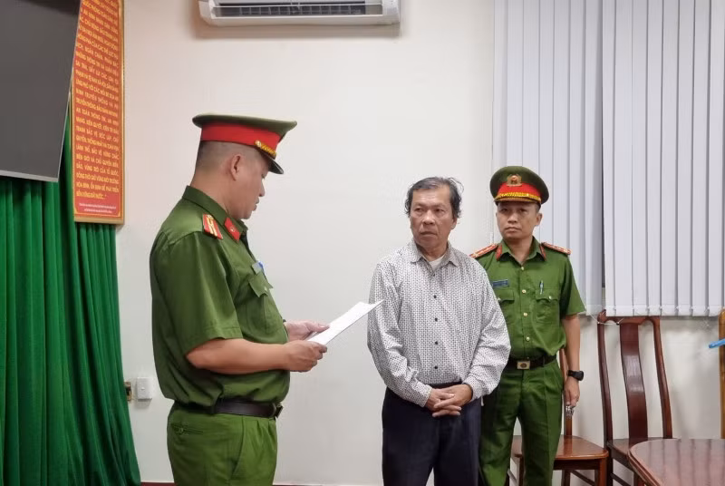 Bị can Trần Văn Sỹ.