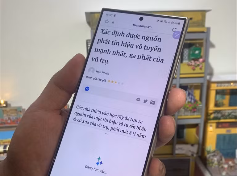 Trình duyệt thông minh cho phép người dùng tóm tắt nội dung website.