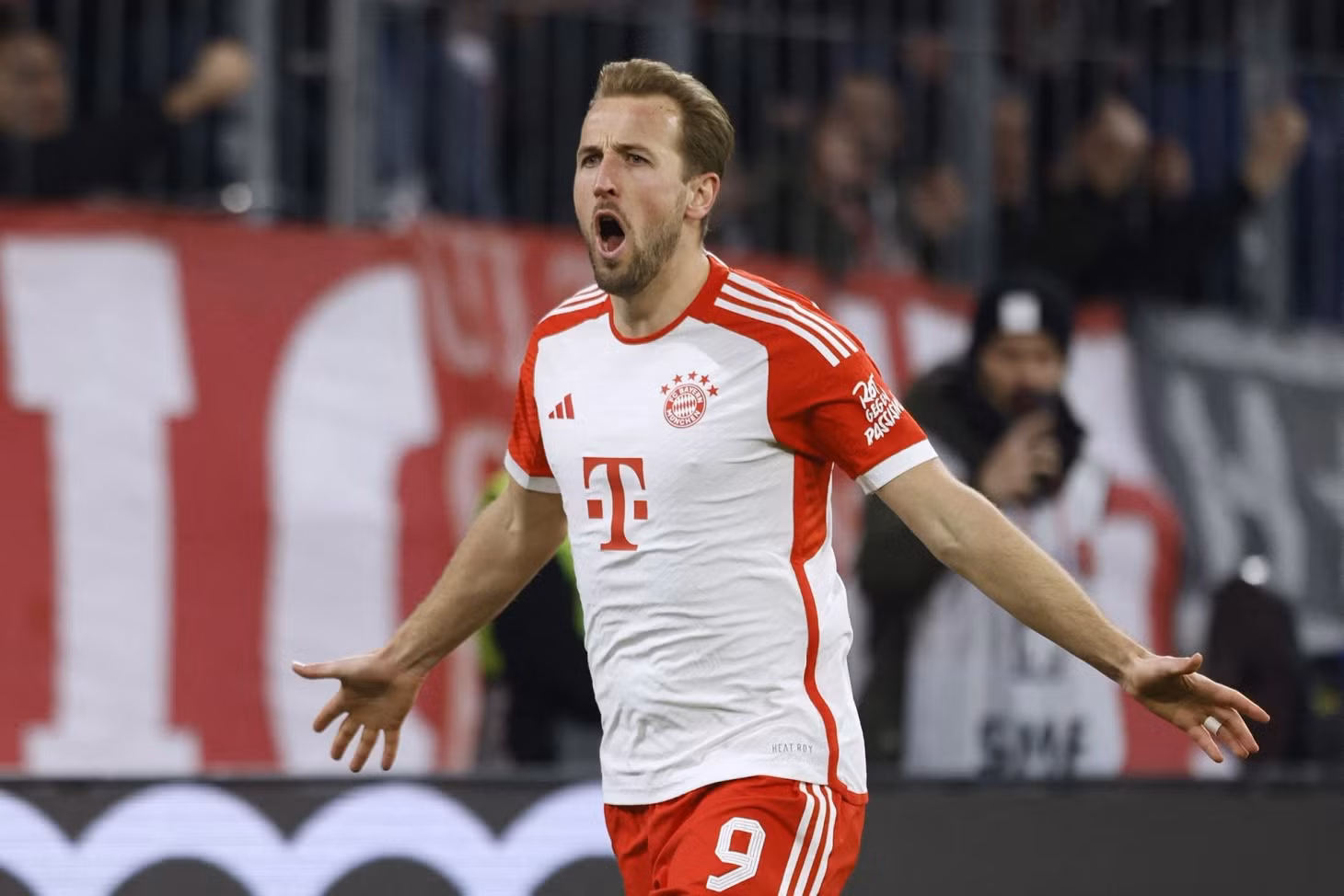 Kane đã ghi 22 bàn cho Bayern tại Bundesliga tới nay. Ảnh: AP.