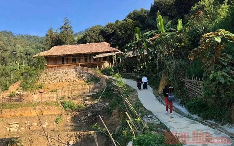 Một điểm du lịch homestay ở Lào Cai.