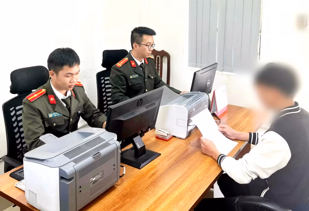 Cơ quan Công an làm việc với P.Q.P.