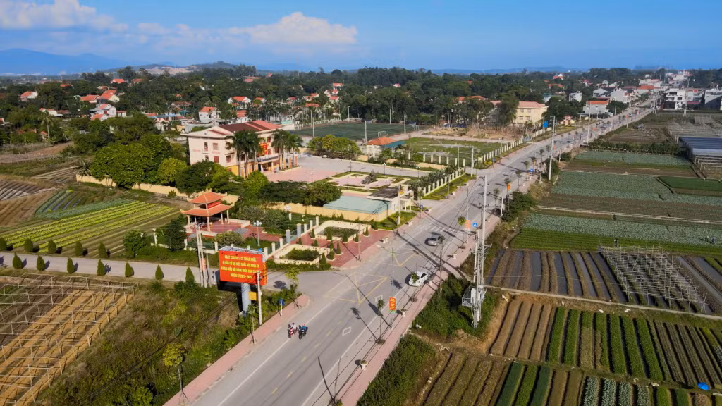 Diện mạo NTM của xã Tiền An, TX Quảng Yên. Ảnh: Thanh Hoa