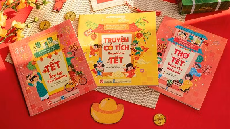 Bộ "Sách Tết 2024". (Ảnh: Đinh Tị Books)