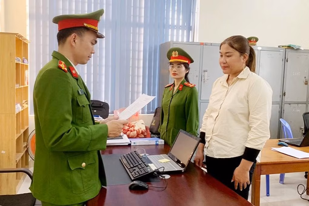 Nguyễn Thị Hằng bị khởi tố (Ảnh: Công an cung cấp).