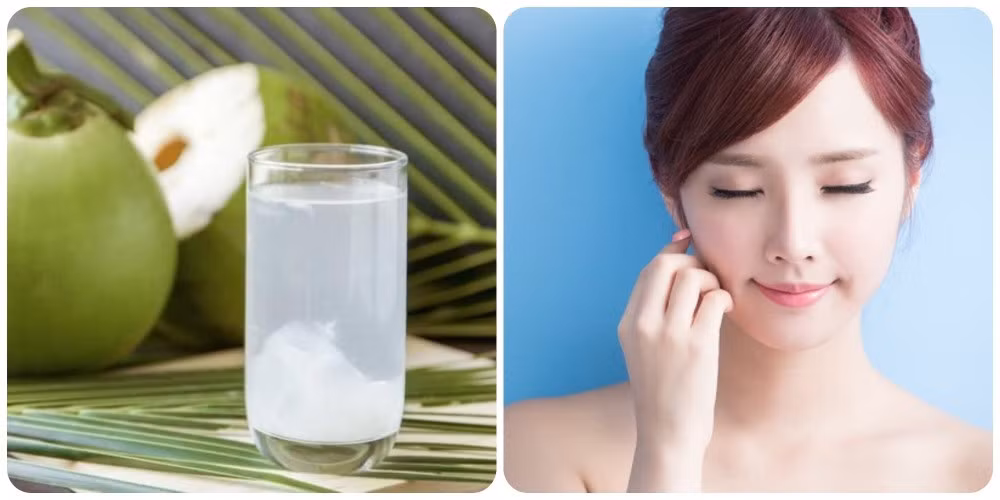 Tác dụng của nước dừa với phụ nữ là không thể phủ nhận.