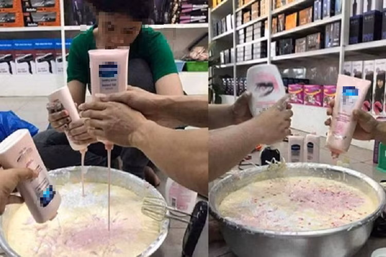"Quy trình sản xuất kem trộn"...